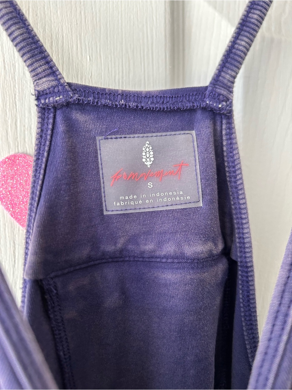 FP Movement by Free People Purple Strappy Relaxed Jumpsuit - Picture 2 of 6